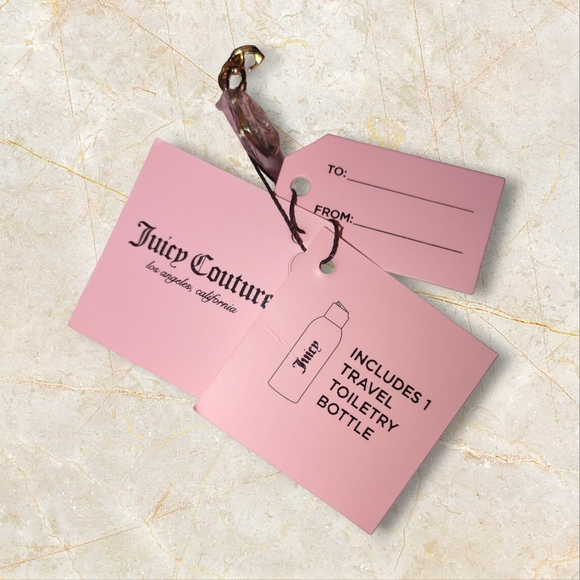 Juicy Couture Pink Cosmetic Bag - Picture 5 of 7